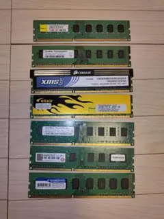 デスクトップ DDR3 2GB メモリ 7枚 ジャンク扱い