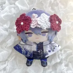 【赤色ベース】にじぱぺっと おまんじゅう ぬい帽子