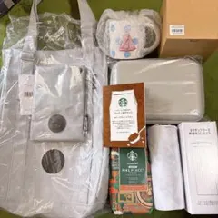 スターバックス 福袋 2026 トートバッグ タンブラー チケット 7点 スタバ