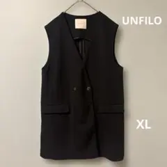 UNFILOアンフィーロ　BEAUTYMOVE　ミドル　ジレ　ストレッチ　洗える