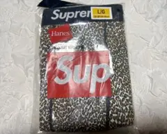 新品 Supreme Hanes Boxer ボクサーパンツ 1枚　ヒョウ柄L