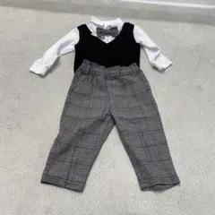 フォーマルスーツ 90cm チェック柄