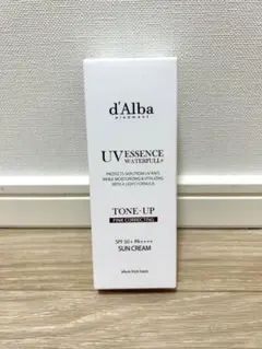 新品未開封 ダルバ UVエッセンス ウォータフルトーンアップサンクリーム ピンク