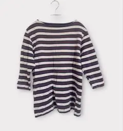 【バーバリー】レディース ストライプ 長袖Tシャツ Mサイズ