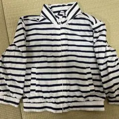 GAP KIDS ボーダー　ナイロンジャケット　110 ライトアウター