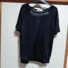LINK IT ALL ブラック 半袖 Tシャツ 38のサムネイル