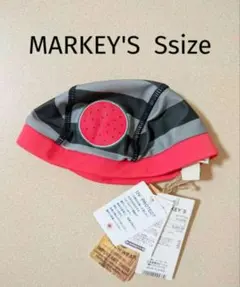 新品 マーキーズ スイミング スイムキャップ 水泳帽 水着 Sサイズ スイカ、