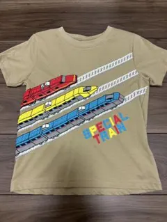①SPECIAL TRAIN Tシャツ 130cm ベージュ
