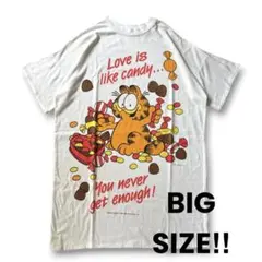 激レア両面 70s】ガーフィールド ベースボールTシャツ Vネック - メルカリ