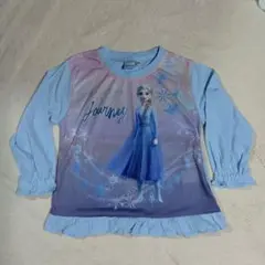 エルサ プリント 長袖カットソー 110cm
