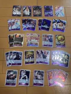 ワンピース トレーディングカードセット　紫デッキ　まとめ売り
