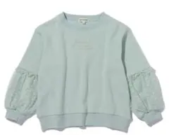 シューラルー　裏シャギー袖チュールプルオーバー