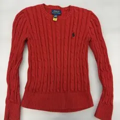 Polo Ralph Lauren コットン　ケーブルニットセーター　美品