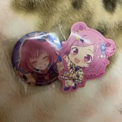 プロセカ　えむ　缶バッジ➕ステッカー