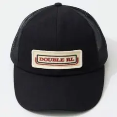 新品 DOUBLE RL RRL MESH TRUCKER CAP ブラックのサムネイル
