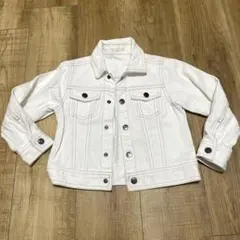 GU ホワイトデニムジャケット 110サイズ