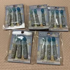 すみっコぐらし　マスコット付キャップ　5点