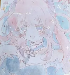 手描き ファンアート イラスト 珊瑚宮心海 【原神】
