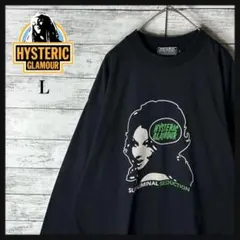 3828MU【人気】ヒステリックグラマー☆ヒスガール ビッグロゴ 長袖 Ｔシャツ