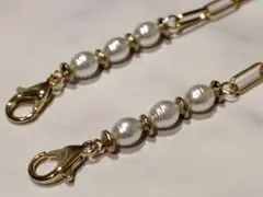 マスクストラップ　マスクチェーン　ファッション　アクセサリー　金色