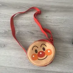 アンパンマン ショルダーバッグ　ポーチ 赤