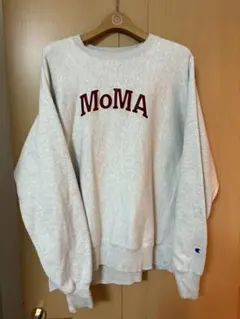 Champion MoMAロゴ リバースウィーブ　トレーナー　L