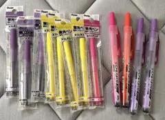 ノック式蛍光ペン　セットのサムネイル