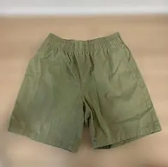 GU シェフショーツ　オリーブグリーン　ショートパンツ L ゴムウエスト