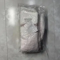 ジェラートピケ　ロング丈ソックス　ピンクボーダー