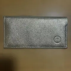 皇居財布 ゴールド レザー 長財布　東御苑　菊葉文化協会のサムネイル