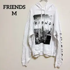 FRIENDS 【M】フーディ パーカー 裏起毛 ホワイト