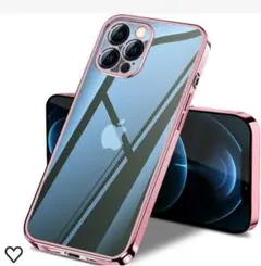 ●iPhone 12 Pro Max ケース クリア （ピンク）