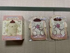 ポムポムプリン 当たりくじ　①ぬいぐるみスピーカー&⑨収納バック