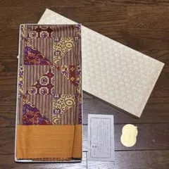 小大丸 裂地 更紗文様 約100×103cm