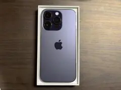 【外観極美品】iPhone 14 Pro 128GB ディープパープル
