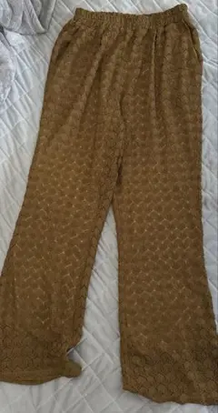 hinari ブラウンパンツ M