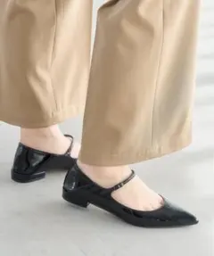 【pekoko様専用】ルタロン　ポインテッドトゥワンストラップシューズ