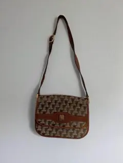 LANVIN　ランバン　ヴィンテージ　ショルダーバッグ　モノグラム