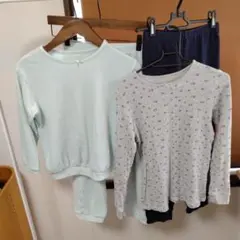 【UNIQLO】長袖パジャマ2セット150.140cm