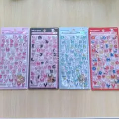 サンリオ　ボンボンドロップシール　サンリオ文字　シール4枚セット　サンスター文具