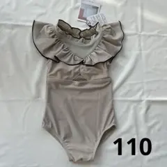 【新品未使用】tiny manon タイニーマノン　フリル水着　110