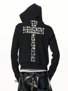 SCULPTOR パーカー 黒 Napoleon Stud Hoodie - メルカリ