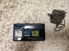 Nintendo DS lite ネイビー　ソフト、充電器付き
