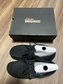 Clarks Originals ワラビー ブラック スエード ゴアテックス