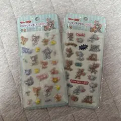 トムとジェリー　ぷくぷくシール　ぷっくりシール　2枚セット