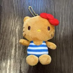 日焼けキティ　サンリオ　ぬいぐるみ　キーホルダー