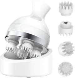 【新品未使用】ヘッドスパ 電動頭皮ブラシ 頭皮ケア 3D振動 360°回転