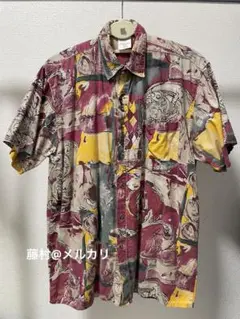 柄シャツ 半袖