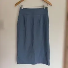 PLST XS タイトスカート ブルーのサムネイル