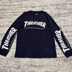 THRASHER ロングTシャツ スラッシャー 袖プリント Mサイズのサムネイル